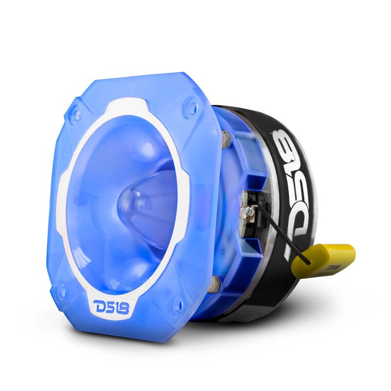 DS18 4in Super Bullet Tweeter 250 Watts RMS 1.5in Titanium Vc 4 ohm RGB LED Lights
