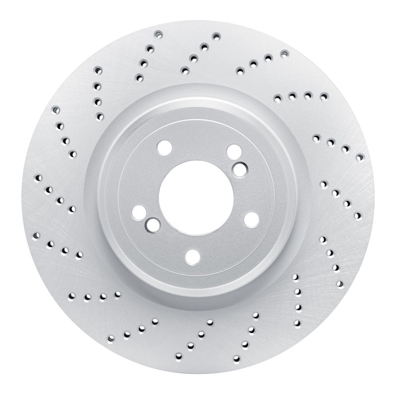DFC 06-10 BMW M5 Left Rear Drilled GeoSPEC Coated Rotor