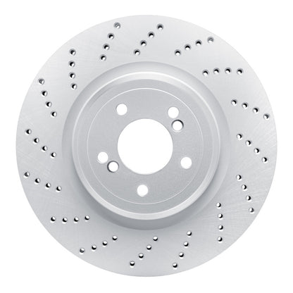 DFC 06-10 BMW M5 Left Rear Drilled GeoSPEC Coated Rotor
