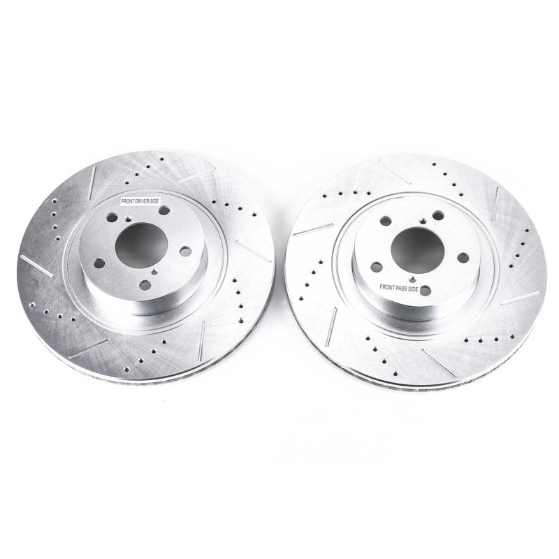 PowerStop Power Stop 13-16 Scion FR-S Front Evolution Drilled & Slotted Rotors - Pair