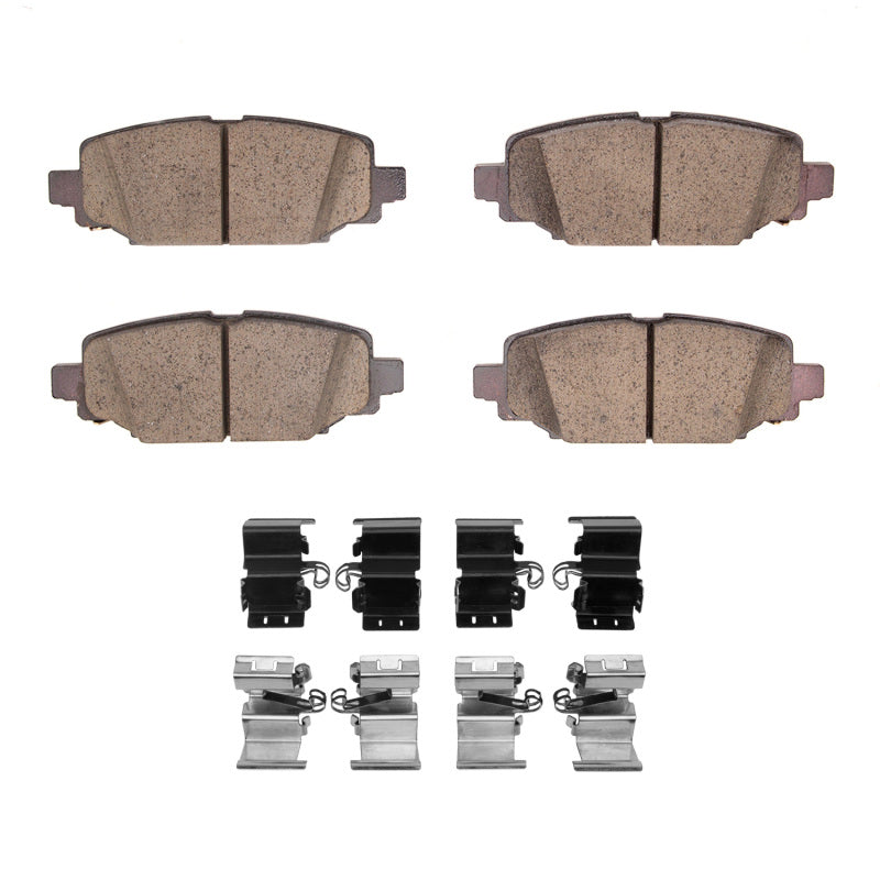 R1 Concepts R1 2018-2025 Jeep Wrangler Rear Performance Off-Road/Tow Brake Pads & Hardware Kit