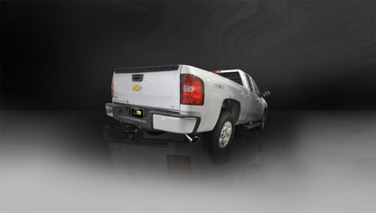 CORSA Performance Corsa 2011-2013 Chevrolet Silverado Crew Cab/Short Bed 1500 6.2L V8 Polished Sport Cat-Back Exhaust