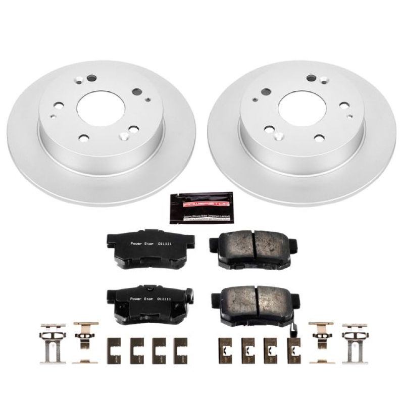 PowerStop Power Stop 97-01 Acura Integra Rear Z17 Evolution Geomet Coated Brake Kit