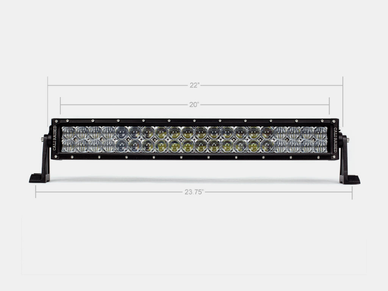 Cali Raised LED Cali Raised 22 Dual Row 5D Optic Osram Led Bar - Combo