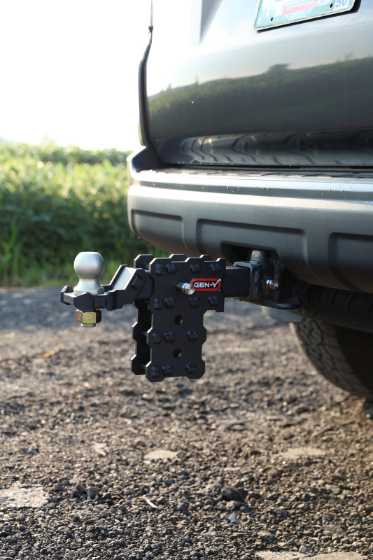 GEN-Y Hitch Gen-Y Phantom-X 2in Solid Shank 4.5in Drop 1K TW 10K Hitch w/GH-031 (No Flat Towing)