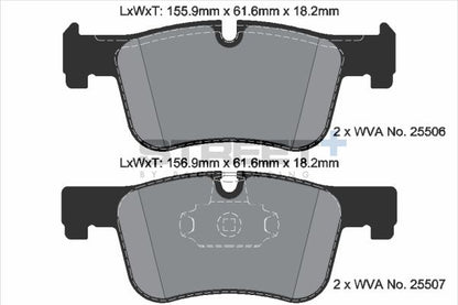 PAGID Racing T8119SP2001 STREET+ Brake Pads
