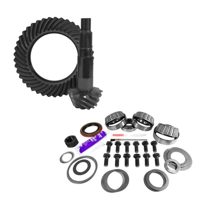 Yukon Gear & Axle Yukon Gear 11.25in Dana 80 Thin 3.73 Rear Ring & Pinion Install Kit 4.125in OD Bearing