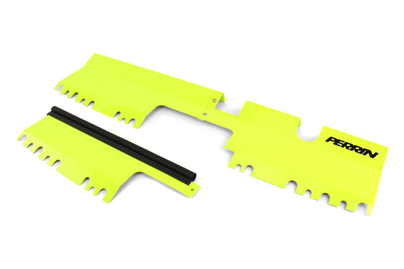 Perrin Performance PERRIN 15-21 Subaru WRX/STI Radiator Shroud (With/Without OEM Intake Scoop) - Neon Yellow