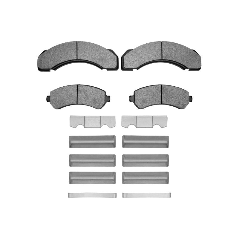 R1 Concepts R1 95-00 Chevrolet C3500 Front/Rear Ceramic Pads & Hardware Kit