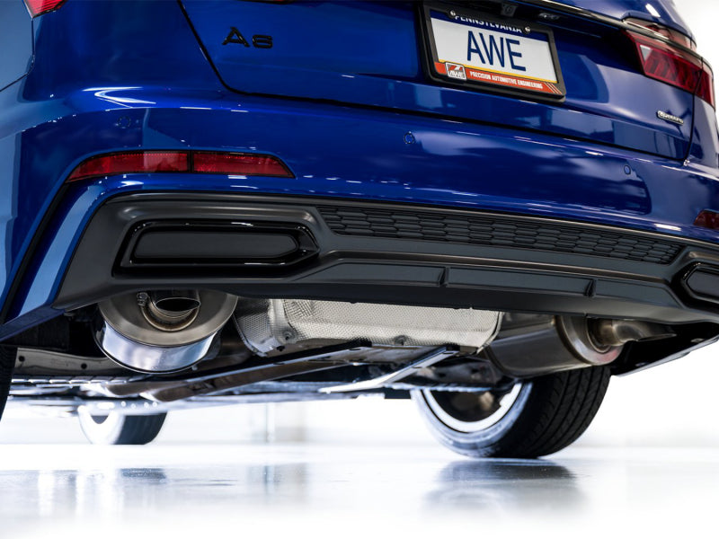 AWE Tuning Audi 2019-2023 C8 A6/A7 3.0T Touring Edition Cat-Back Exhaust- Turn Downs