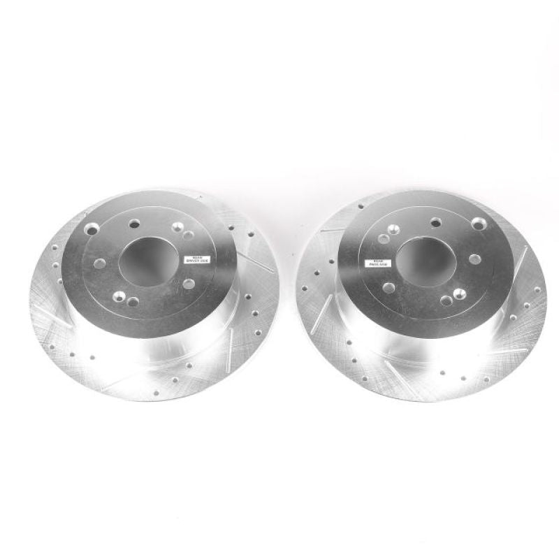 PowerStop Power Stop 07-09 Hyundai Santa Fe Rear Evolution Drilled & Slotted Rotors - Pair