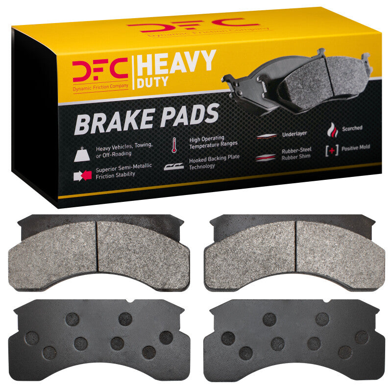 DFC 83-99 Ford LN600 Short Conventional (w/Front Disc Brakes) Front Heavy Duty Pads - Semi Metallic