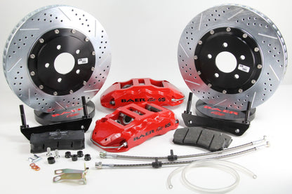 Baer Brakes 84-87 Chevrolet Corvette 14in Extreme+ Rear SDZ Brake Kit - Monster Green