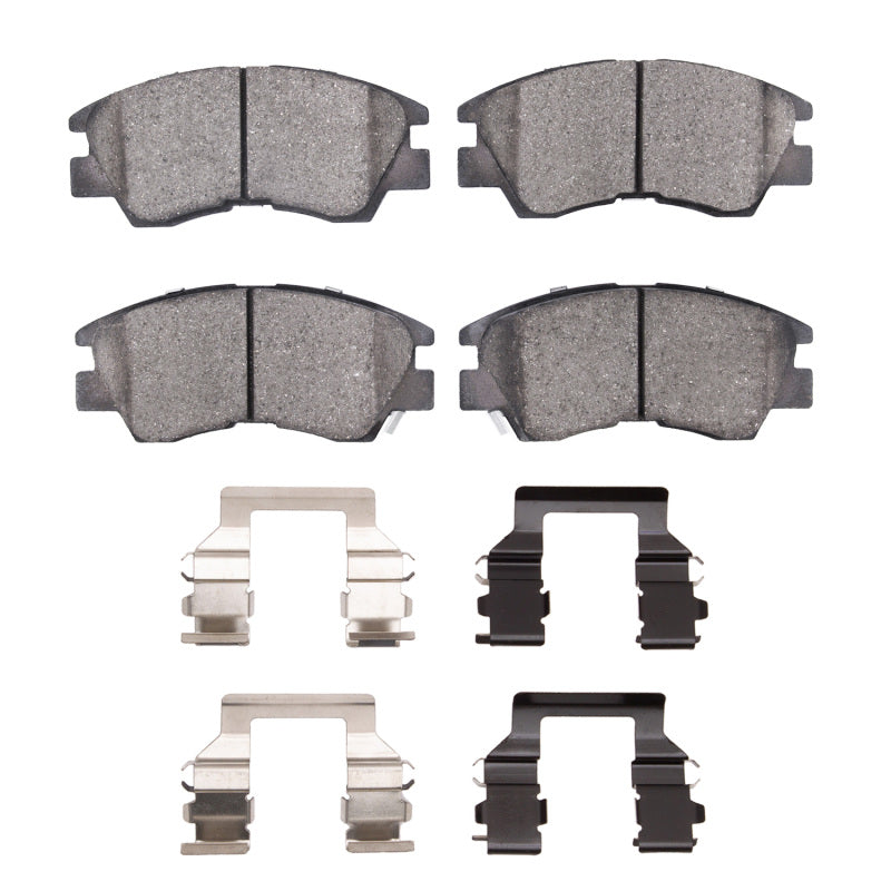 R1 Concepts R1 86-08 Dodge Raider Front Ceramic Pads & Hardware Kit
