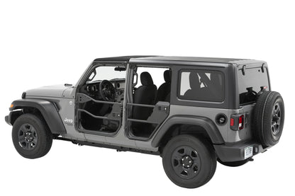 Bestop 20-26 Jeep Gladiator / 18-26 Wrangler JL Element Doors (Front Matte Black)
