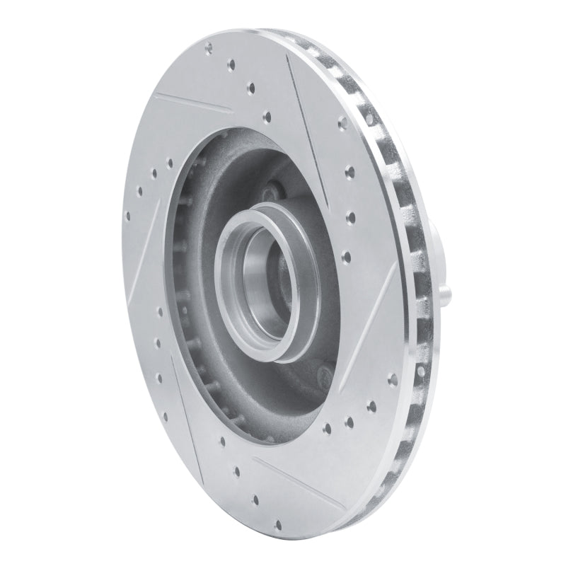 R1 Concepts R1 87-90 Dodge DAKOTA RWD Front Left Drilled & Slotted Silver Brake Rotor