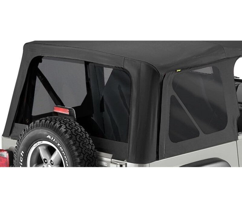 Bestop 97-02 Jeep Wrangler TJ Window Set (Black Denim)