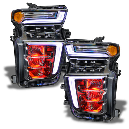 ORACLE Lighting Oracle 20-21 Chevy Silverado HD 2500RGB Headlight Demon Eye Kit - w/o Controller