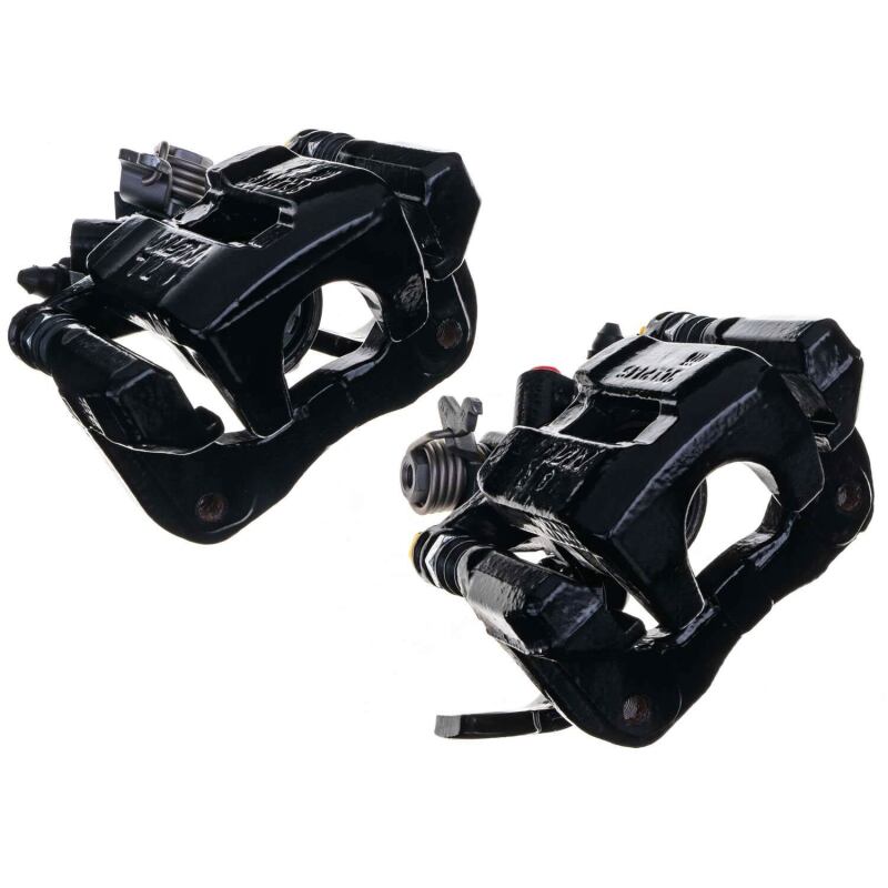 PowerStop Power Stop 06-11 Acura CSX Rear Black Caliper - Pair w/Bracket