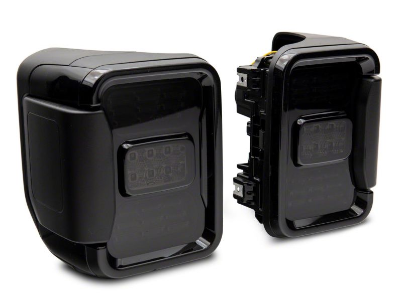 Raxiom 20-23 Jeep Gladiator JT w/ Factory Halogen LED Tail Lights- Black Housing (Smoked Lens)