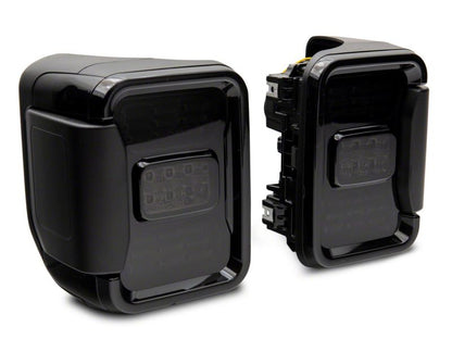 Raxiom 20-23 Jeep Gladiator JT w/ Factory Halogen LED Tail Lights- Black Housing (Smoked Lens)