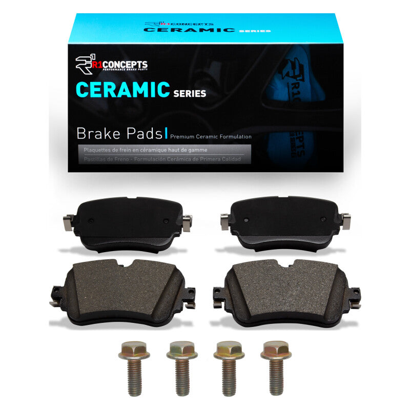 R1 Concepts R1 17-20 Audi S6 Rear Ceramic Pads & Hardware Kit
