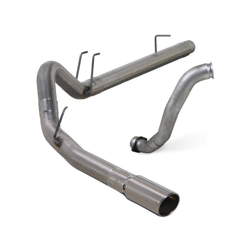 Diamond Eye Performance Diamond Eye KIT 4in DPF-BACK w/ DP Single SS 08-10 Ford 6.4L Powerstroke F250/F350