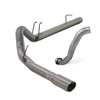 Diamond Eye Performance Diamond Eye KIT 4in DPF-BACK w/ DP Single SS 08-10 Ford 6.4L Powerstroke F250/F350