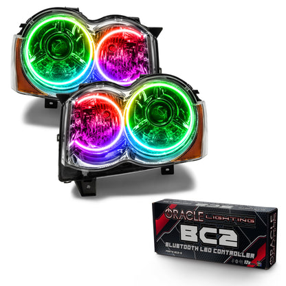 ORACLE Lighting Oracle 08-10 Jeep Grand Cherokee SMD HL - HID - ColorSHIFT w/ BC1 Controller