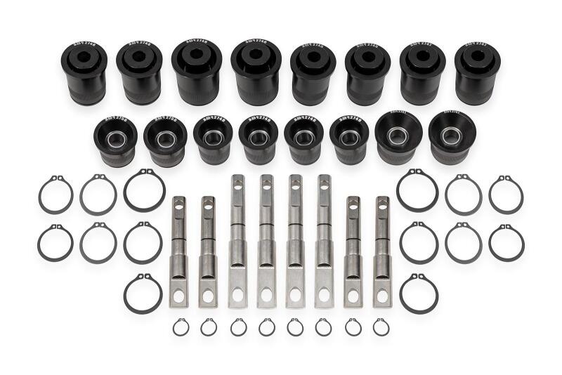 BMR Suspension BMR 14-19 Chevrolet Corvette C7 Front & Rear Control Arm Bearing Kit - Black Anodized