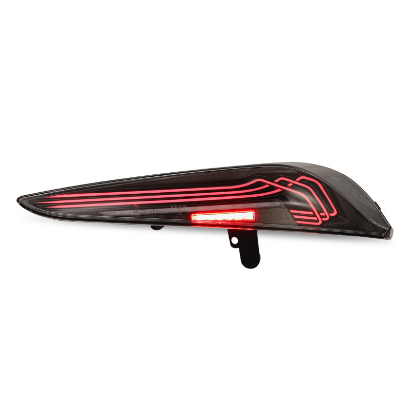 AlphaRex 20-24 Toyota Supra LUXX-Series Laser Style LED Tail Lights Black