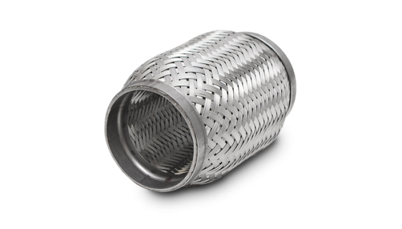 Vibrant SS Flex Coupling with Inner Braid Liner 2.25in inlet/outlet x 6in flex length