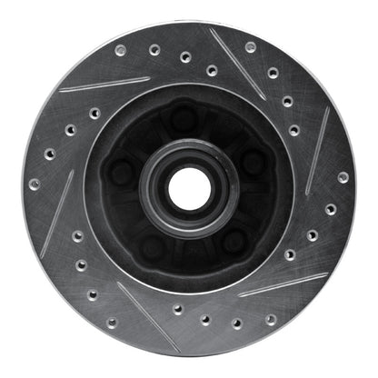 R1 Concepts R1 95-97 Ford Ranger (USA/Canada) Front Left Drilled & Slotted Silver Brake Rotor