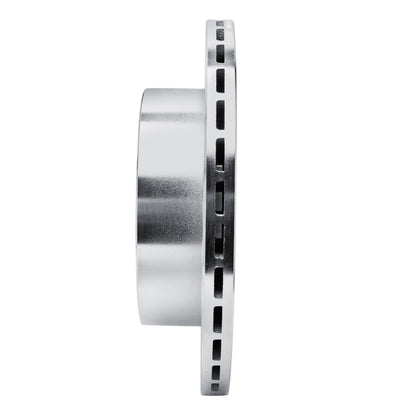 R1 Concepts R1 92-96 Mitsubishi DIAMANTE Rear Left Drilled & Slotted Silver Brake Rotor