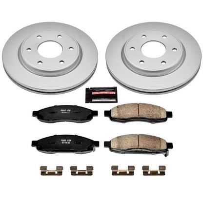 PowerStop Power Stop 05-07 Infiniti QX56 Front Z17 Evolution Geomet Coated Brake Kit