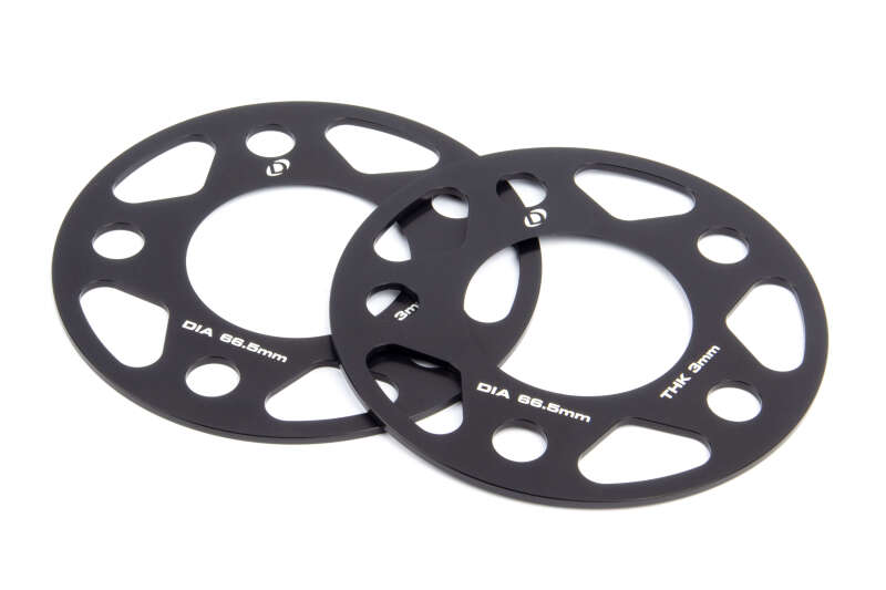 Dinan Wheel Spacers - 5x112 - 66.5mm CB - 3mm Thick (Set of 2)