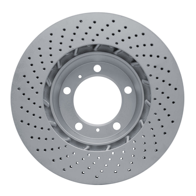 DFC 99-23 Porsche 911 Right Front Drilled Hi-Carbon Alloy Geomet Coated Rotor