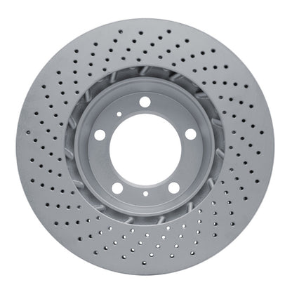 DFC 99-23 Porsche 911 Right Front Drilled Hi-Carbon Alloy Geomet Coated Rotor
