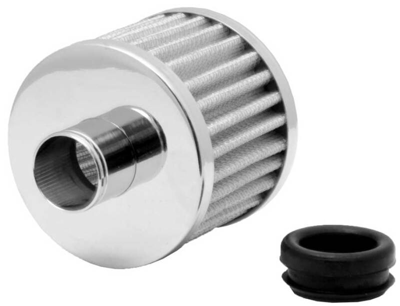 K&N Engineering K&N Breather 1in Flg W/1in-1/4in Grmt 3in od X 2-3/8in h