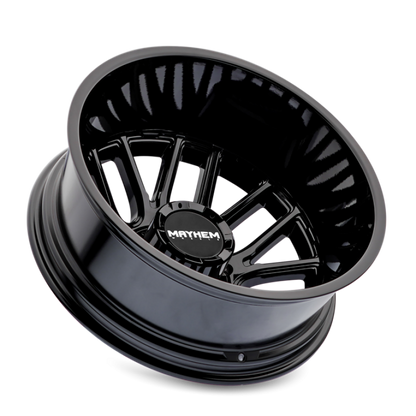 Mayhem 8107D Cogent Dually 20x8.25 / 8x210 BP/ -192mm Offset / 154.2mm Hub Gloss Black Wheel