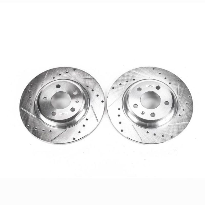 PowerStop Power Stop 09-19 Audi A4 Rear Evolution Drilled & Slotted Rotors - Pair