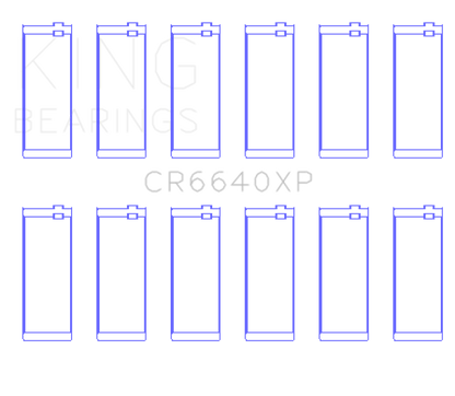 King Engine Bearings BMW M20/M50 2.0L/2.5L/2.7L Performance Rod Bearing Set - Size STD