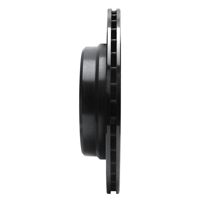 R1 Concepts R1 91-95 BMW 540I Rear Left Drilled & Slotted Black Brake Rotor
