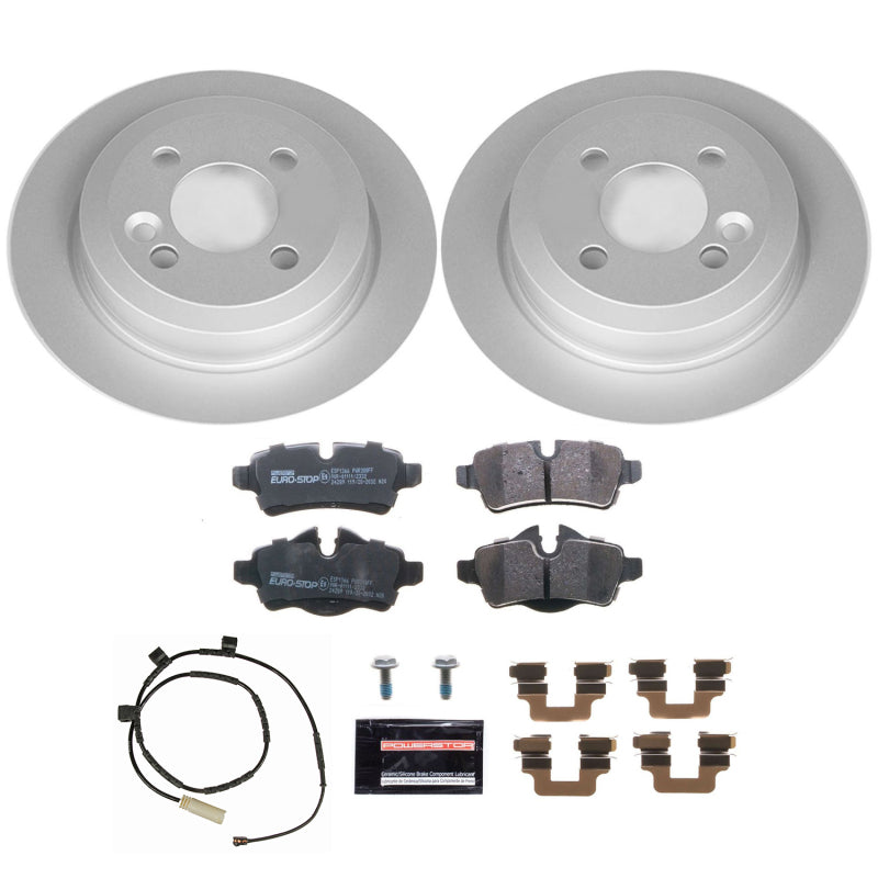 PowerStop Power Stop 11-16 Mini Cooper Rear Euro-Stop Brake Kit