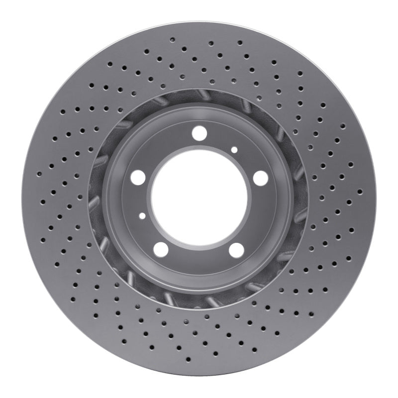 DFC 99-23 Porsche 718 Boxster Left Front Drilled GeoSPEC Coated Rotor