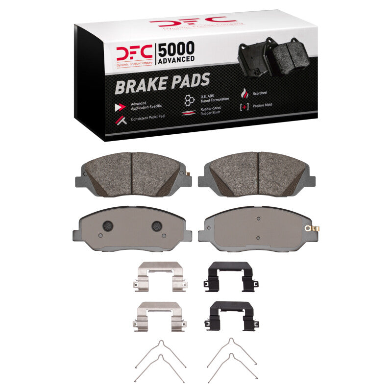 DFC 06-19 Hyundai Santa Fe XL Front 5000 Advanced Ceramic Brake Pads and Hardware Kit