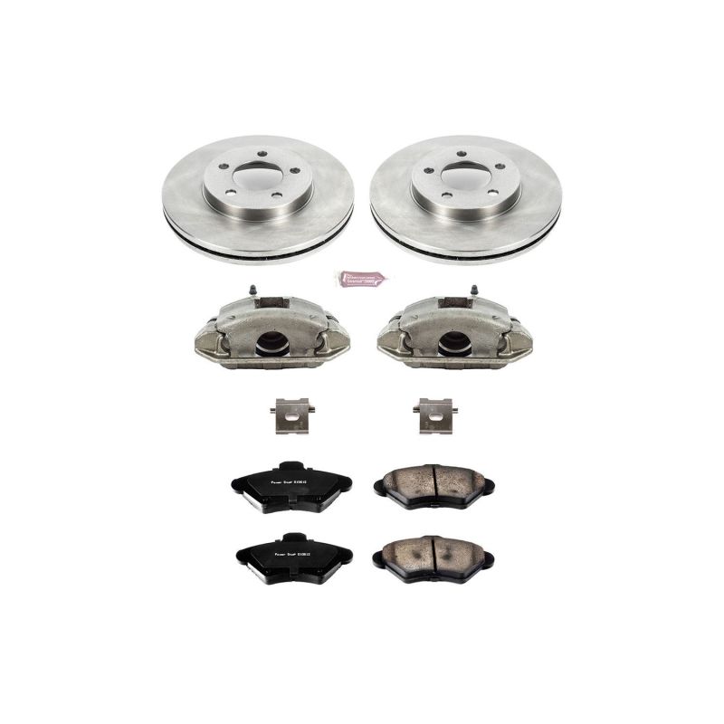 PowerStop Power Stop 93-97 Ford Thunderbird Front Autospecialty Brake Kit w/Calipers