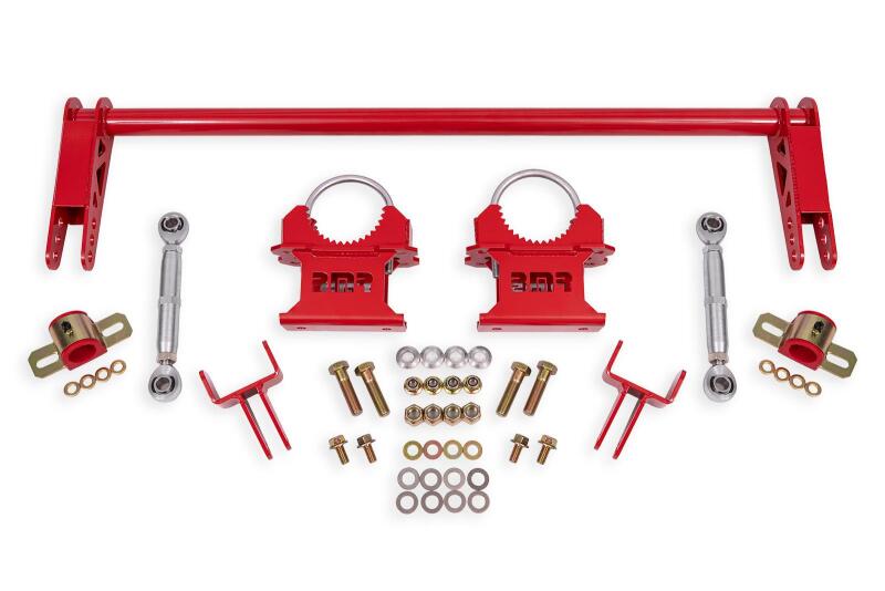 BMR Suspension BMR 79-04 Ford Mustang 1.25in Rear Weld-on Anti-roll Bar Kit - Hollow - Red