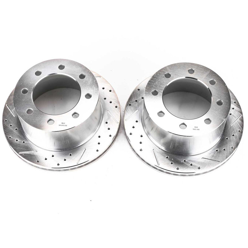 PowerStop Power Stop 03-08 Chevrolet Express 3500 Rear Evolution Drilled & Slotted Rotors - Pair