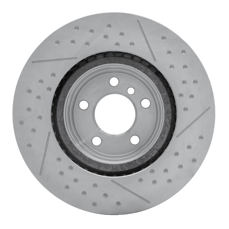 DFC 12-20 BMW M235I xDrive Rear Brake Rotor - Dimpled and Slotted